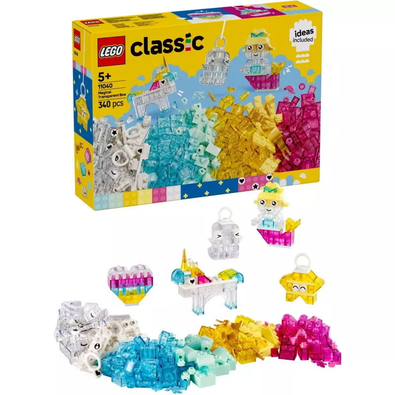 LEGO CLASSIC 11040 Burvīgā caurspīdīgā kaste