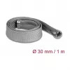 Pīts aizsargapvalks DeLOCK 20825 1 m x 30 mm pelēks