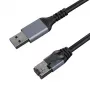 Interneto kabelis CAT6 UTP, USB3.0 Type-A - RJ45, 3m