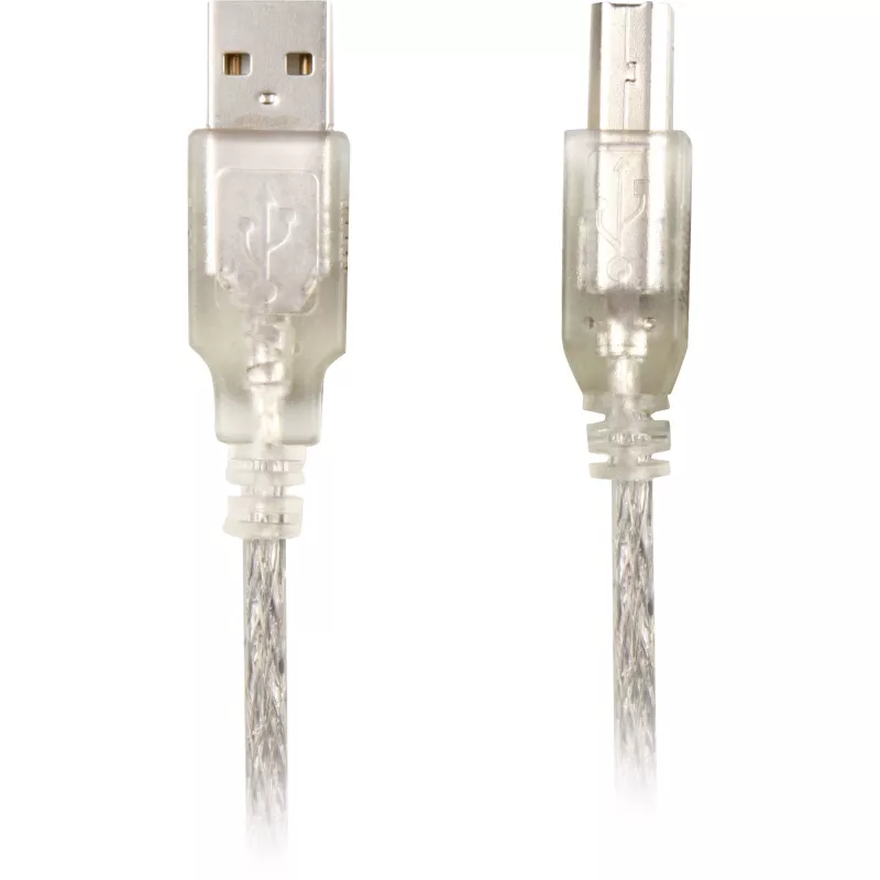 USB kabelis DeLOCK 0,5 m A-B pelēks 82057