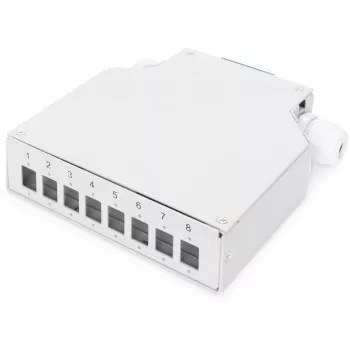 Savienojumu kārba Digitus DN-96891 8 LC/DX savienotāju adapteriem