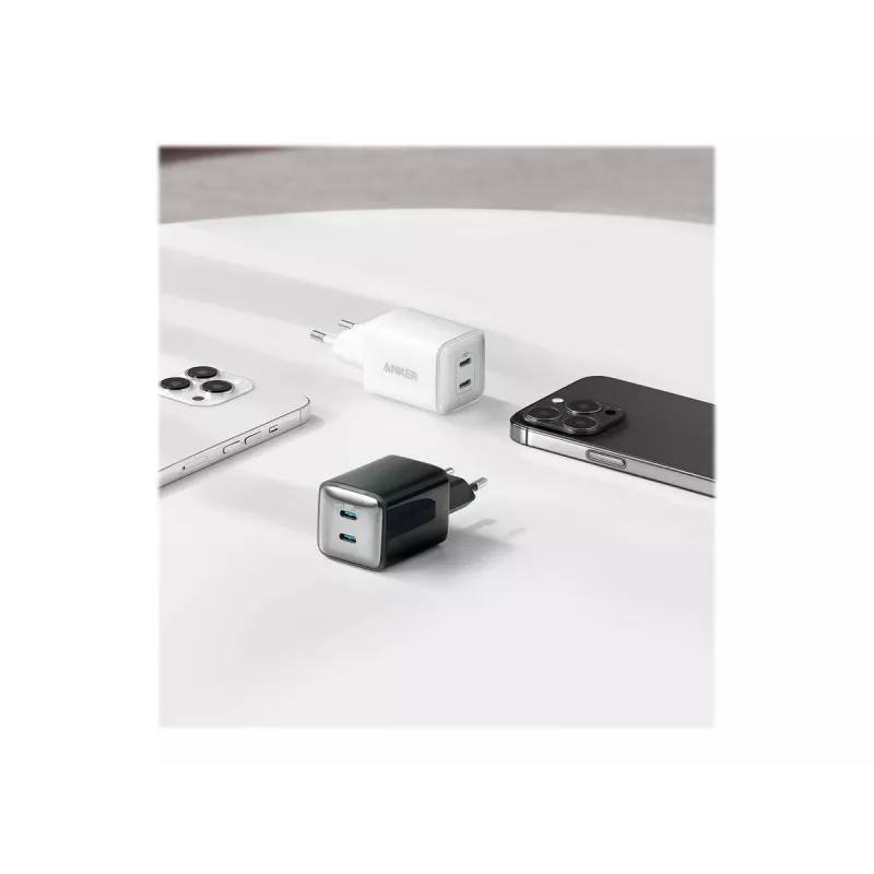 PowerPort III 40W 2xUSB -C Baltā