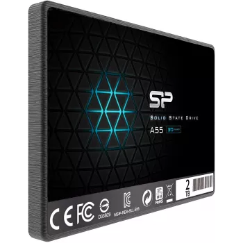 2,5 collu SATA III SSD Silicon Power Ace A55 — 2 TB, 560/530 MB/s, 3D NAND