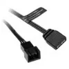 ARGB adaptera kabelis Barrow ZBDZJX-5M — 3 kontaktu 5V adresējams RGB, garums 10 cm