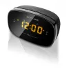 Pulksteņa radio Muse M-150CR ar FM PLL uztvērēju, 1,52 cm LED displeju, modinātāju (radio/skaņas signāls), AC 230V/AAA baterijas