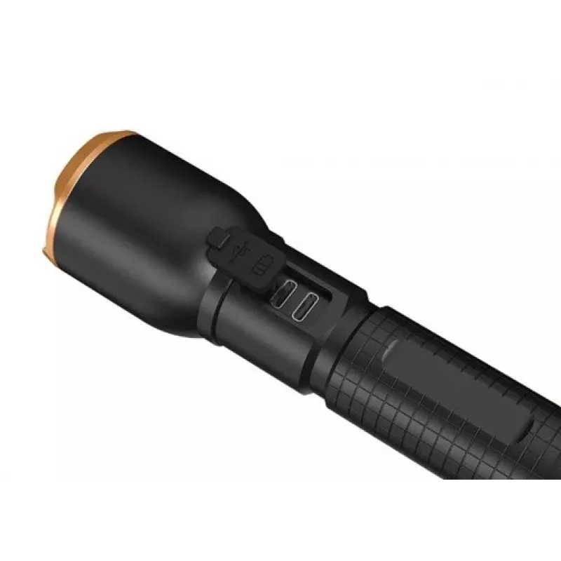 Lukturis Duracell DF6000R Gift Box — rokas uzlādējams lukturītis, melns