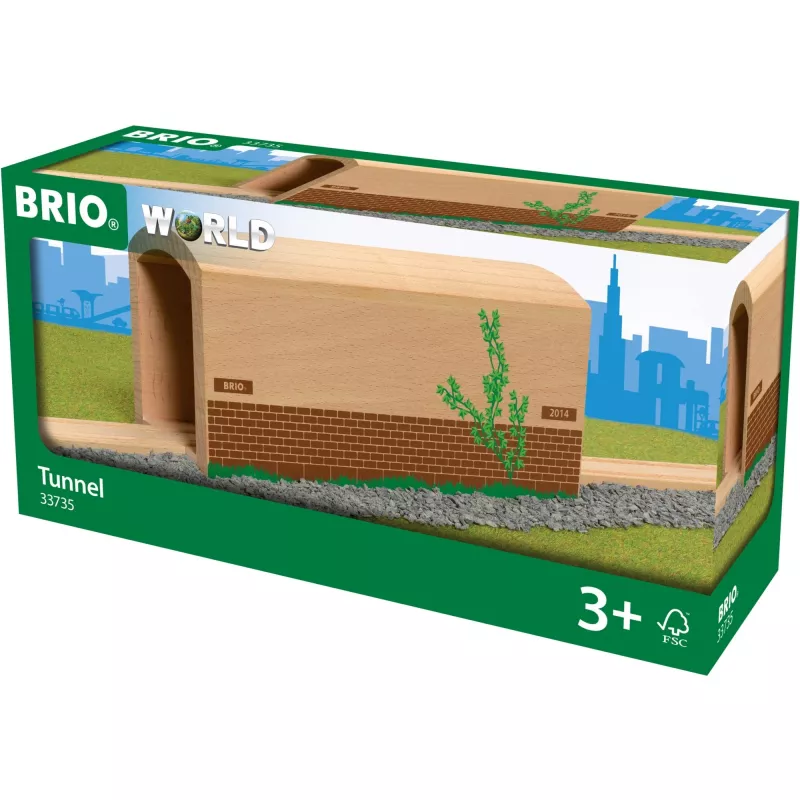Tuneļa piederums modeļu dzelzceļam Ravensburger BRIO — 1 gabals, piemērots no 0,3 gadiem
