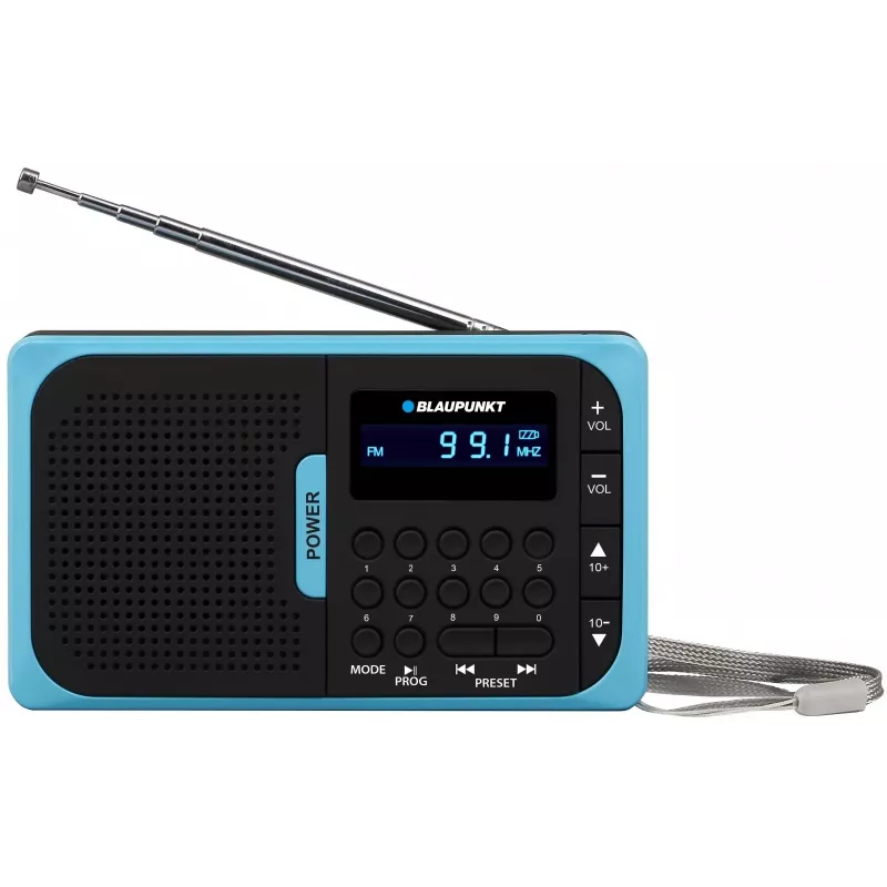 Blaupunkt PR5BL radio Analog Melns,Zils