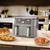 Karstā gaisa fritieris Ninja DZ400EU 9,5 L 2470 W pelēks dubultais