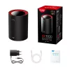 Cudy M3000 divjoslu (2,4 GHz / 5 GHz) Wi-Fi 6 (802.11ax) melns, sarkans 1 iekšējā