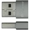 Good Connections adapteris USB 2.0 spraudnis A uz USB-C ligzdu alumīnija korpusā pelēks (USB-AD203)