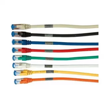 komutācijas kabelis RJ45 - CAT6A 500Mhz - 0,15m - zils - S-STP(S/FTP) - AWG26 - LSZH - Synergy 21