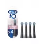 Zobu birstes galviņas Oral-B iO Gentle Care — 4 gab., melnas rezerves galviņas