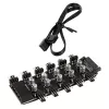 Lamptron SP105 10x PWM ventilatoru centrmezgls