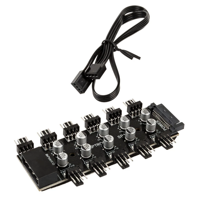 Lamptron SP105 10x PWM ventilatoru centrmezgls