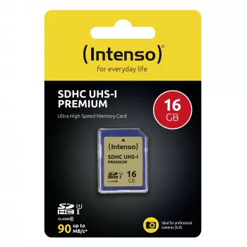 Memory Card Intenso 16GB SDHC UHS-I Class 10 3421470
