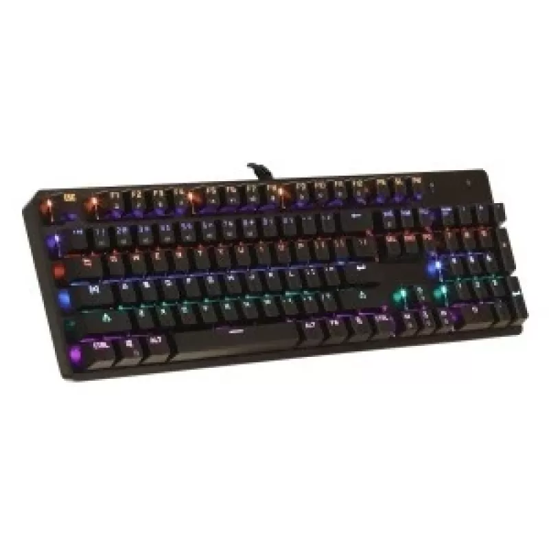Mehāniskā tastatūra ART KLART AK-51 ar Blue slēdžiem, kompakts izkārtojums