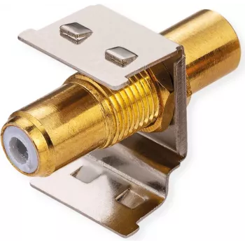 ROLINE Keystone-Coupling RCA Shielded Metal Balts (26.11.0395)