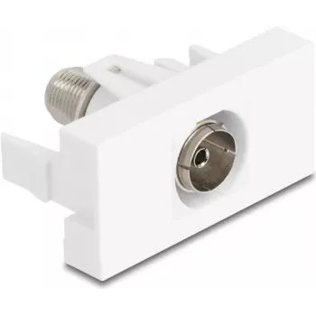 DeLOCK 90844 rozetes ligzda IEC F balta 75 Ω vīrišķais