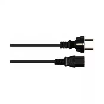 Good Connections iezemēts kontaktdakša uz C13 melns 3m