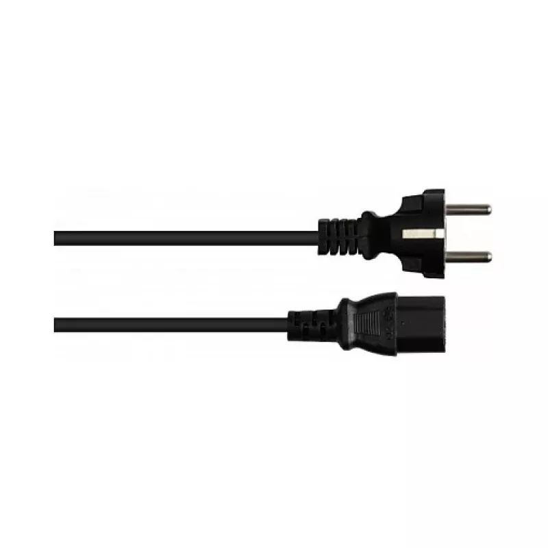 Good Connections iezemēts kontaktdakša uz C13 melns 3m