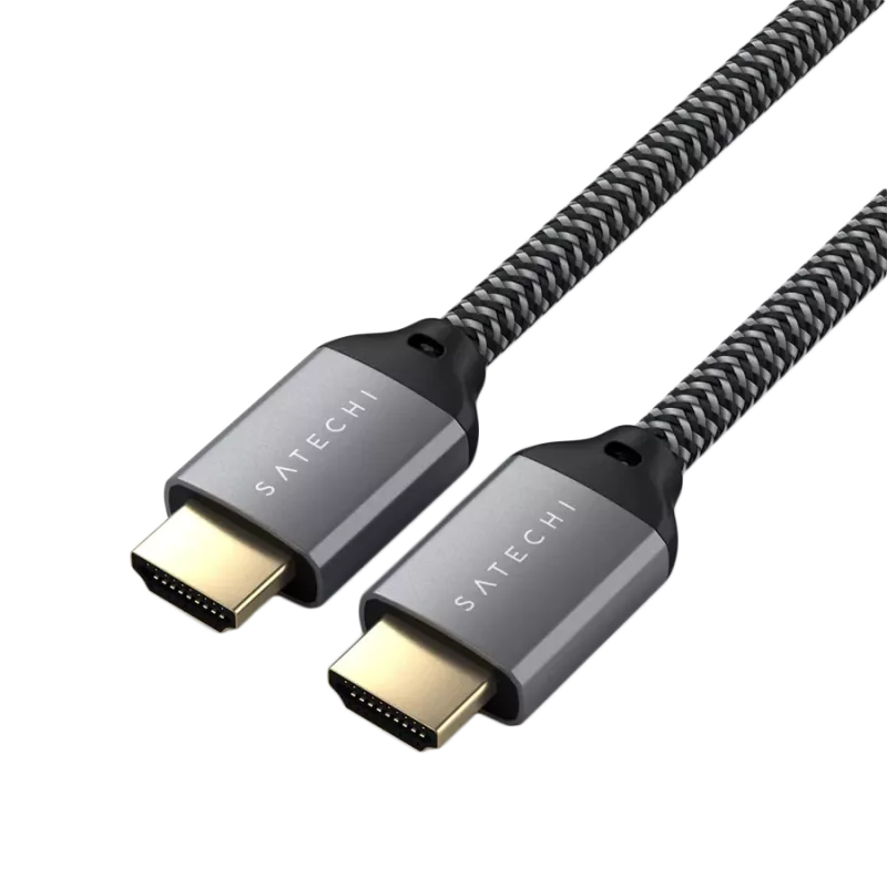 Satechi ST-8KHC2MM - 2 m - HDMI Type A (Standard) - HDMI Type A (Standard) - pelēka