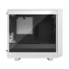 Fractal Design Meshify 2 Nano - Mini-ITX tornis (rūdīts stikls) - bez barošanas bloka (ATX) - balta - USB/audio (FD-C-MES2N-02)