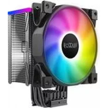 CPU dzesētājs PCCOOLER GI-D56A 120 mm ventilators līdz 2000 RPM, gaisa dzesēšana procesoriem