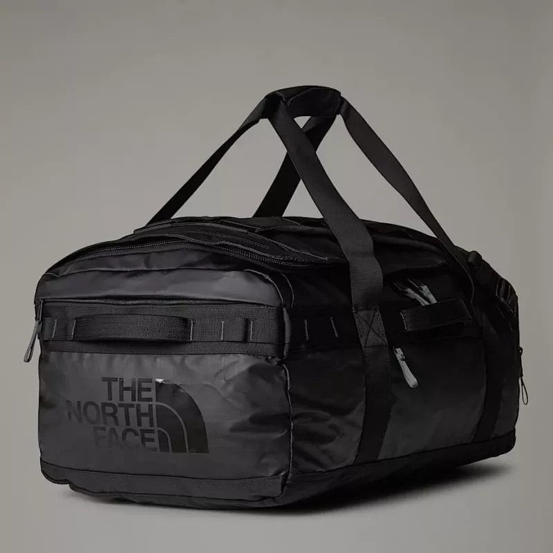 Ceļojumu soma The North Face Base Camp Voyager Duffel 62 - TNF Black/pelēks asfalts