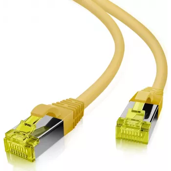 Tīkla kabelis Helos 263787 dzeltens 30m Cat6a S/FTP