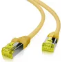 Tīkla kabelis Helos 263787 dzeltens 30m Cat6a S/FTP