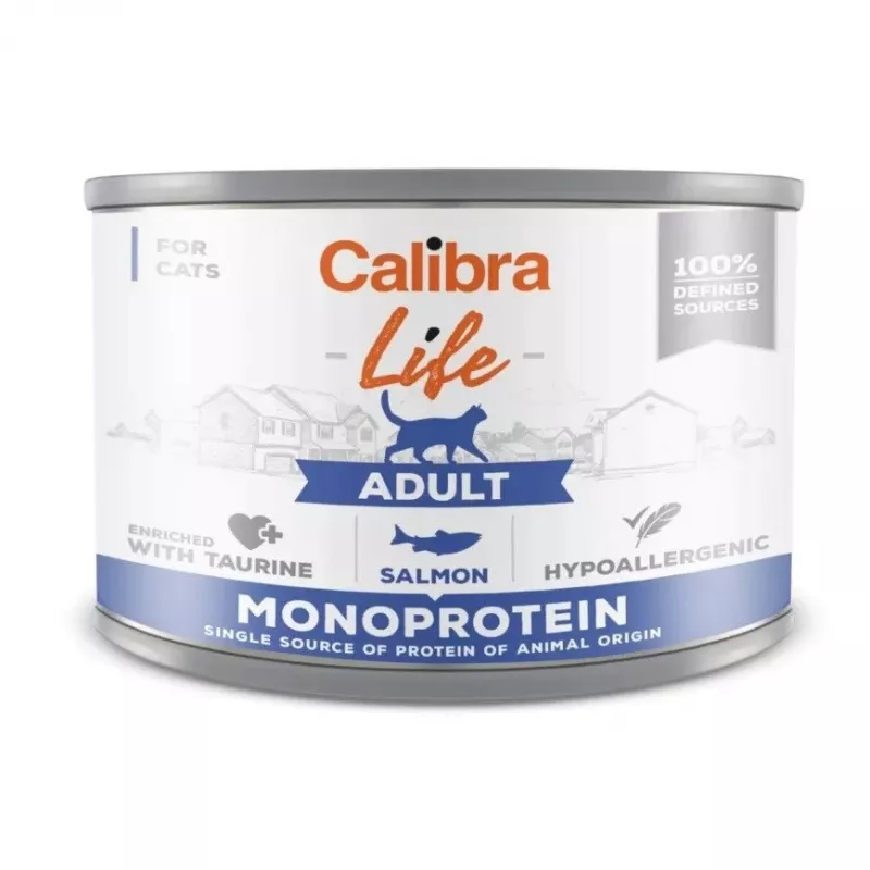 CALIBRA Cat Life Sensitive Lamb - mitrā kaķu barība - 200g