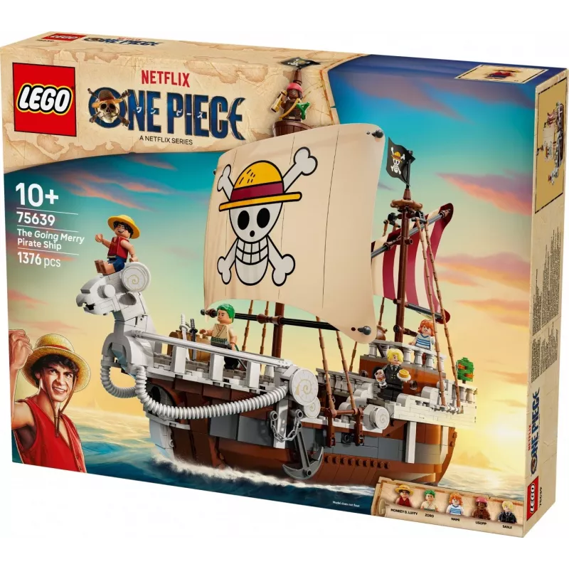 LEGO komplekts The Going Merry pirātu kuģis 75639 — One Piece ķieģeļu modelis
