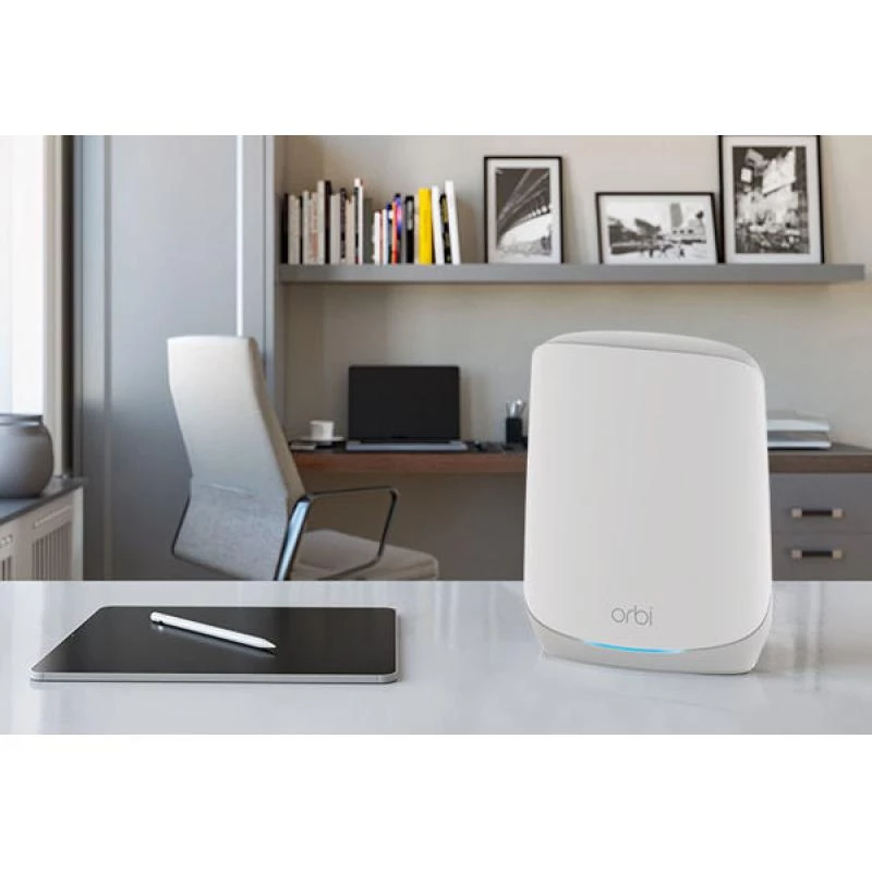 NETGEAR Orbi RBK762S Tri-band (2.4 GHz / 5 GHz / 5 GHz) Wi-Fi 6 (802.11ax) balts 5 iekšējs