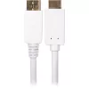 Sharkoon adaptera kabelis DisplayPort 1.2 > HDMI 4K balts 3 metri