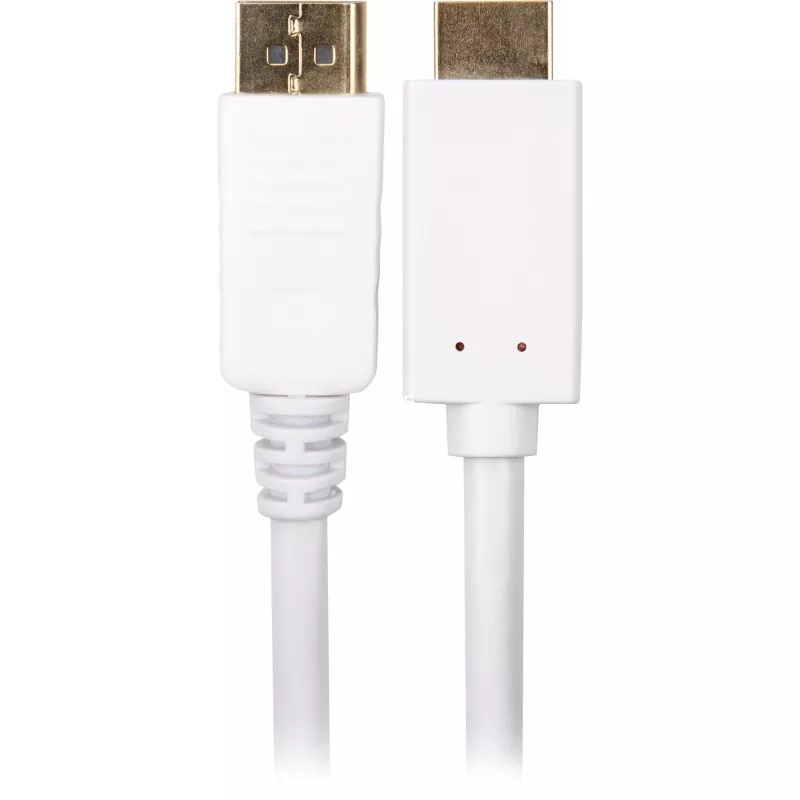 Sharkoon adaptera kabelis DisplayPort 1.2 > HDMI 4K balts 3 metri