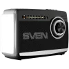 Skaļrunis SVEN SRP-155, melns (3W, Bluetooth, FM/AM/SW, USB, microSD, lukturītis, akumulators)
