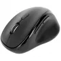 Manhattan Ergonomic Wireless pele, Right Handed, Adjustable 800/1200/1600dpi, 2.4Ghz (up to 10m), Six Button with Scroll Wheel, Combo USB=A and USB-C receiver, Melns, AA baterija (included), Three Year Warranty