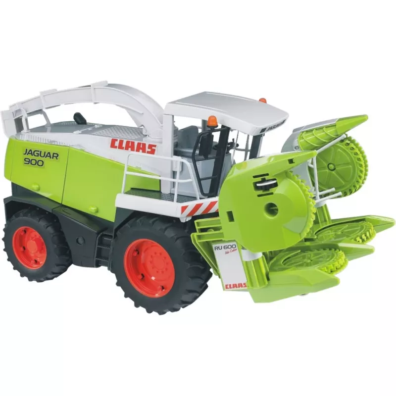 Rotaļu lopbarības novākšanas kombains BRUDER Claas Jaguar 900, plastmasa, ieteicamais vecums 4+