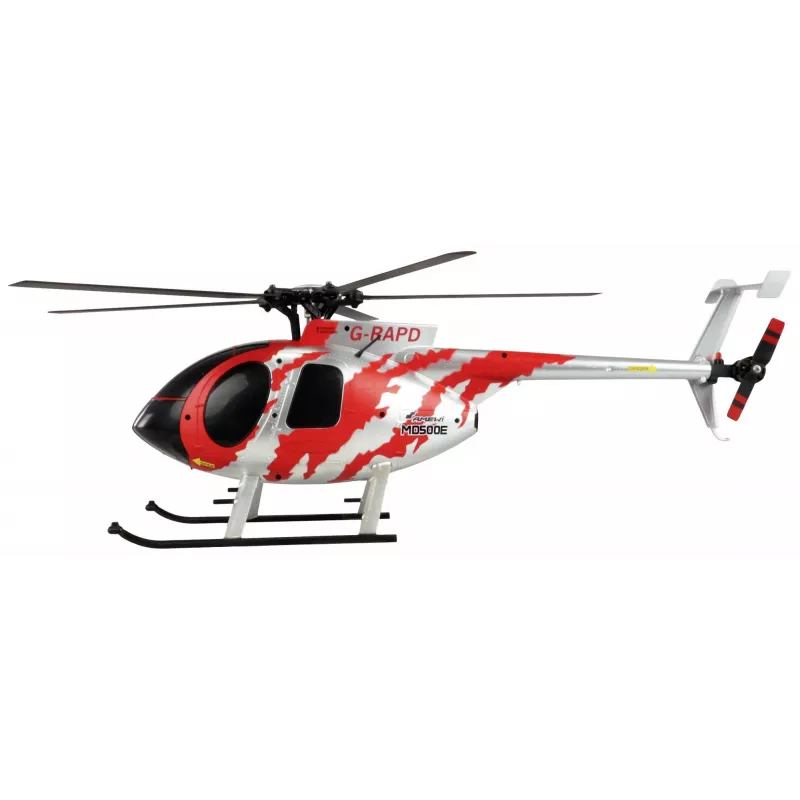 Helicopter Amewi MD500E ar elektromotoru, LiPo 1200 mAh, ieteicamais vecums 14+