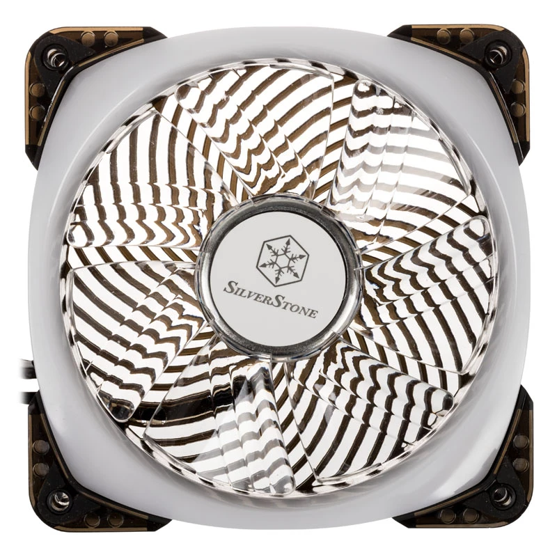 SilverStone SST-AP124-ARGB 120mm ARGB korpusa ventilators - Melns