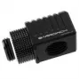 Barrow 90° adapteris G1/4'' iekšējā vītne uz G1/4'' iekšējo vītni — melns