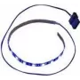 LED lentes gaisma Inter-Tech 88885448 300 mm melna zila 18 spuldzes