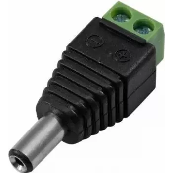 Strāvas adapteris EUROLITE 50532025 vīrišķais — DC barrel spraudnis uz skrūvju spaili