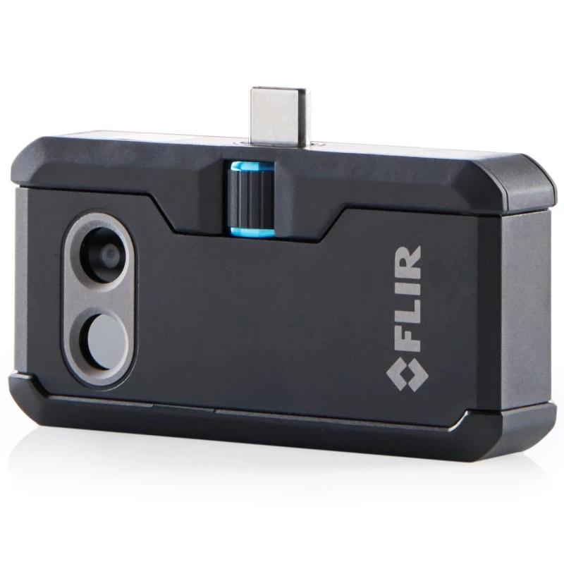 Termokamera FLIR FP3IC 160×120 px, 8,7 Hz, NETD 150 mK, -20–400 °C, USB‑C, metāla korpuss