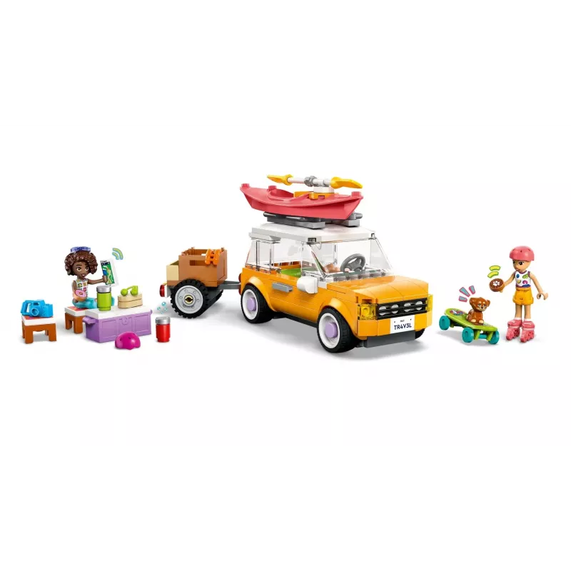 Konstrukciju rotaļlieta LEGO Friends rotaļu komplekts 42659 Draugu piedzīvojumu ceļojums, 220 detaļas, 2 mini figūriņas, vecumam 6+
