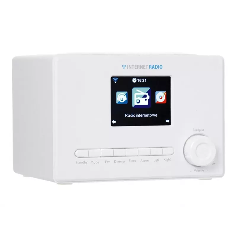 ART RADA X102 Interneta WIFI radio X102 LCD krāsu 3.2 balts