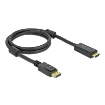 DeLOCK aktīvais DisplayPort 1.2 uz HDMI 4K 60 Hz kabelis 1 m