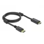 DeLOCK aktīvais DisplayPort 1.2 uz HDMI 4K 60 Hz kabelis 1 m