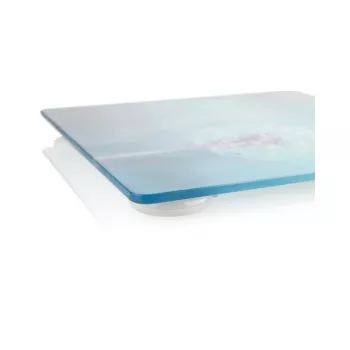 Elektroniskie personālie svari ETA 178090040 — elektroniskie personālie svari, maks. 180 kg, precizitāte 100 g, kvadrātveida, zili